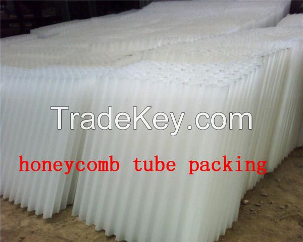 honeycomb sloped tube packing for water treatment