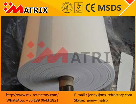 Flame Retarolant Paper Ceramic Fiber Alumina Fiber China