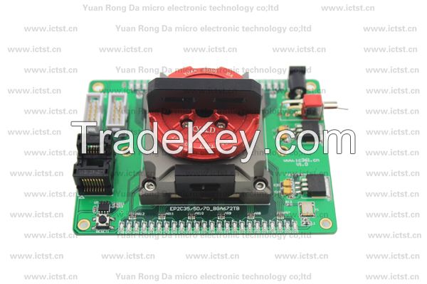 EP2S15F672C4 BGA test socket test fixture BGA testing solution