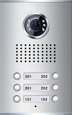 sell video door phone for apartment(6-button)