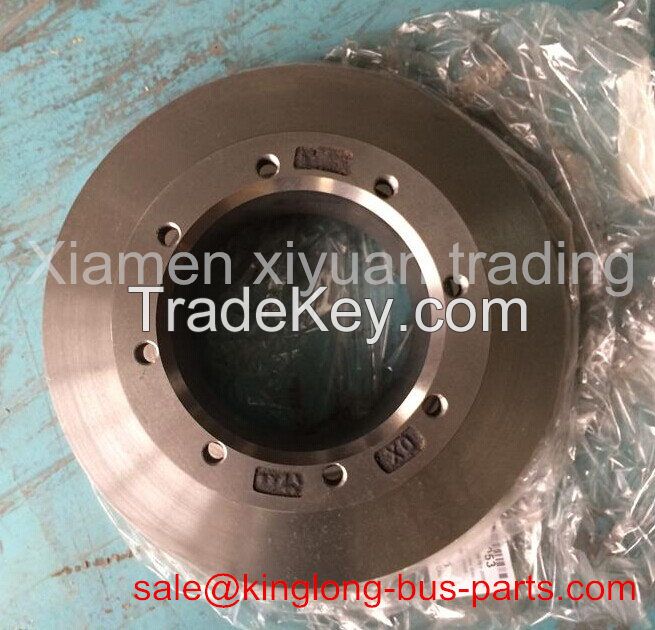 Front brake disc genuine Kinglong bus parts of high quality with low price