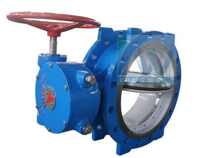 Rubber seated butterfly valve