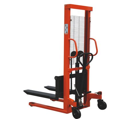 Manual hydraulic stacker