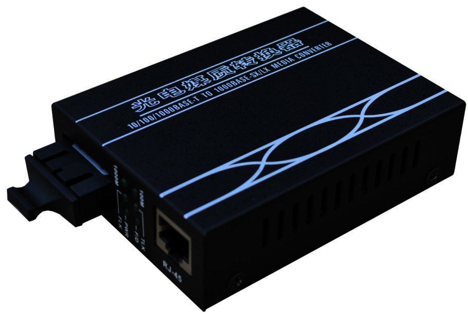 10/100/1000M fiber media converter with SC connector or SFP interface