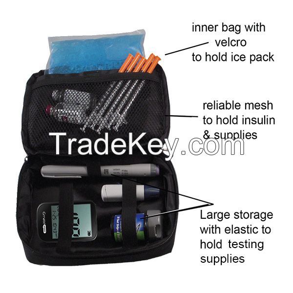 Sell Diabetic Organizer Cooler Bag-for Insulin, Testing Supplies , With Ice Pack Included