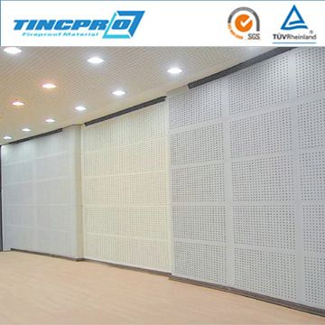 Perforated calcium silicate board for sound-absorbing