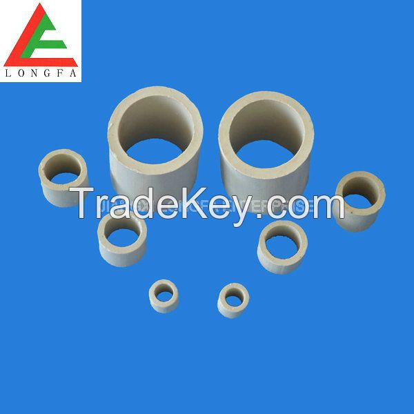 Chemical random tower packing al2o3 ceramic raschig rings