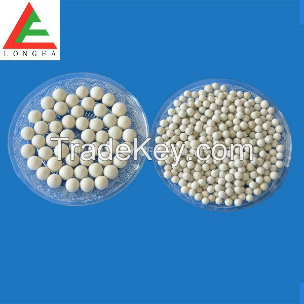 Inert ceramic balls al2o3 18-30% absorbing tower packing