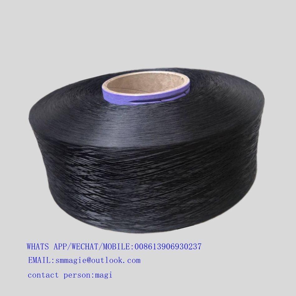 1000D RECYCLED PP YARN BLACK