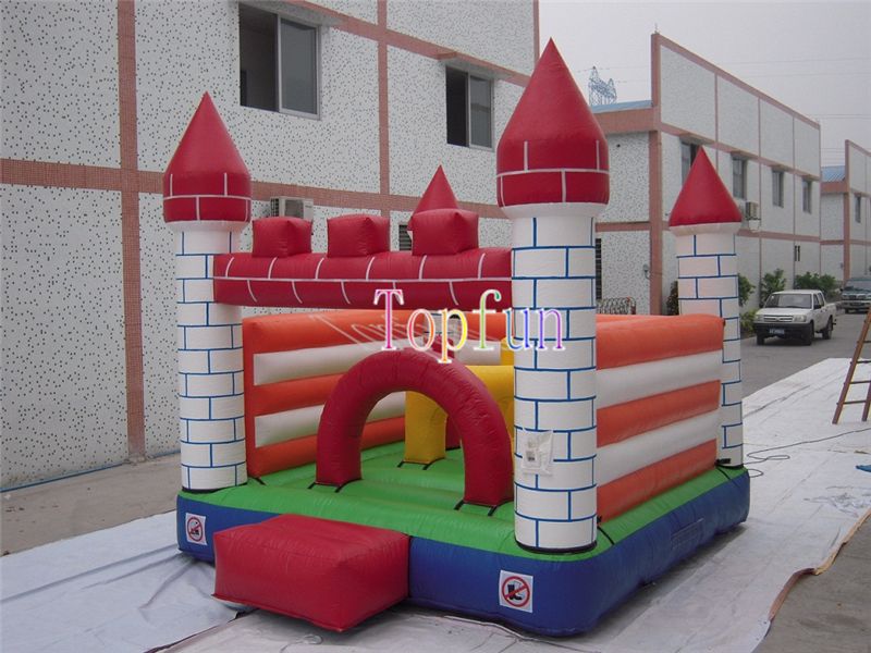 Oxford fabric Indoor Commercial Bounce Houses / Kids Inflatable Residential Jumping Castle