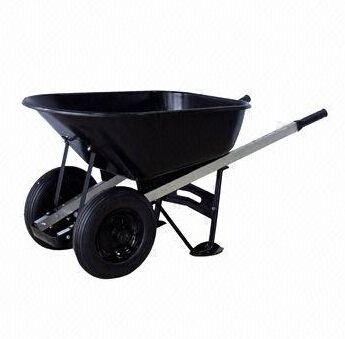 114L Wheelbarrow with Pb-free/UV-resistant Powder Coating and 16-inch x 4.00-8FP Wheels