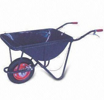 Wheelbarrow with Pb-free and UV Resistant Powder Coating