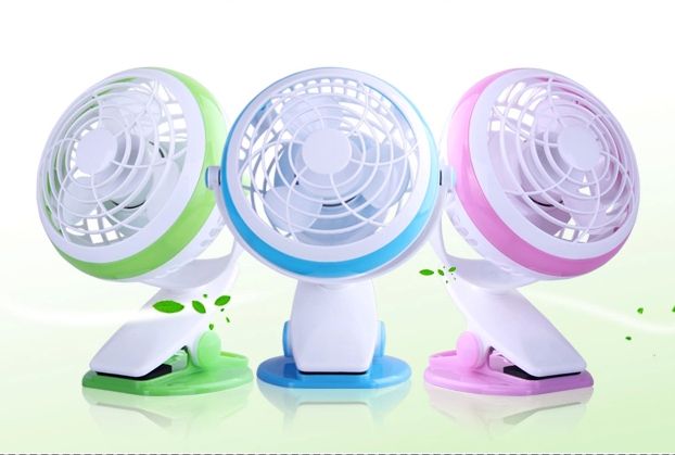 Mini Portable USB Battery Rechargeable Clip Fan