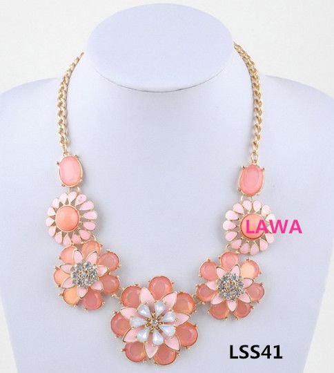 whole sale high quality trendy girl  handmade  necklace LSS41