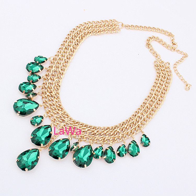 Hot sale charming beads necklace for lady LM2046