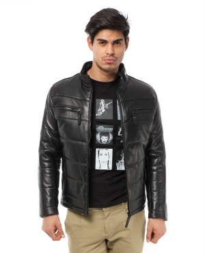 Men valeriano romano leather jacket