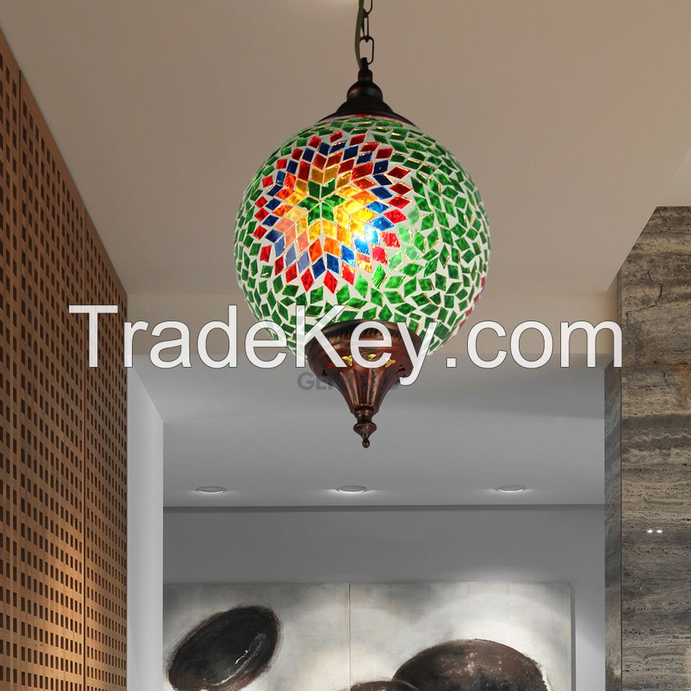 Mosaic pendant lamp