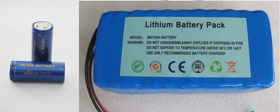 Sell Lithium Battery Pack; 36V 10AH; Electric Bike/VCar/Motor/Scooter Battery