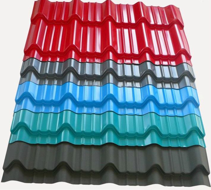 Prepainted galvanized corrugated steel roofing sheets