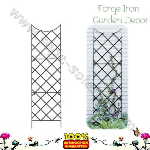 Metal Trellis for wall spiral plant