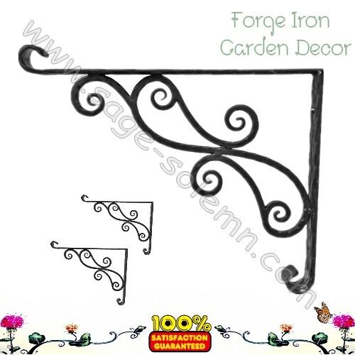 Iron Garden Shelf Bracket