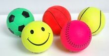solid or hollow mini colorful rubber bouncy toy ball for kids or pets
