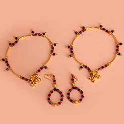 Multi Beads Anklet