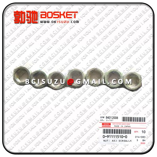 911105100 Nut Clu Pedal For Isuzu 4JB1 4ZE1 4JA1