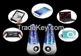 New Arrive Water Dancing Bluetooth Speaker Color Jet Speaker with Colorful Lights BS538