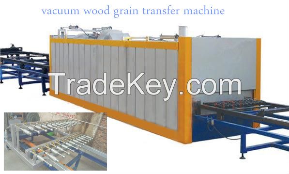 vacuum wood grain effect transfer machine