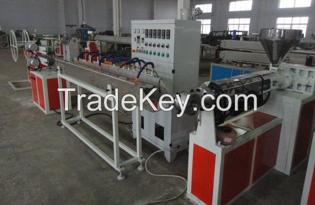 PE carbon spiral reinforced pipe extrusion line