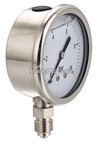 All SS hydraulic pressure meter