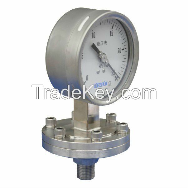 2014 hot sale sanitary diaphragm pressure gauge