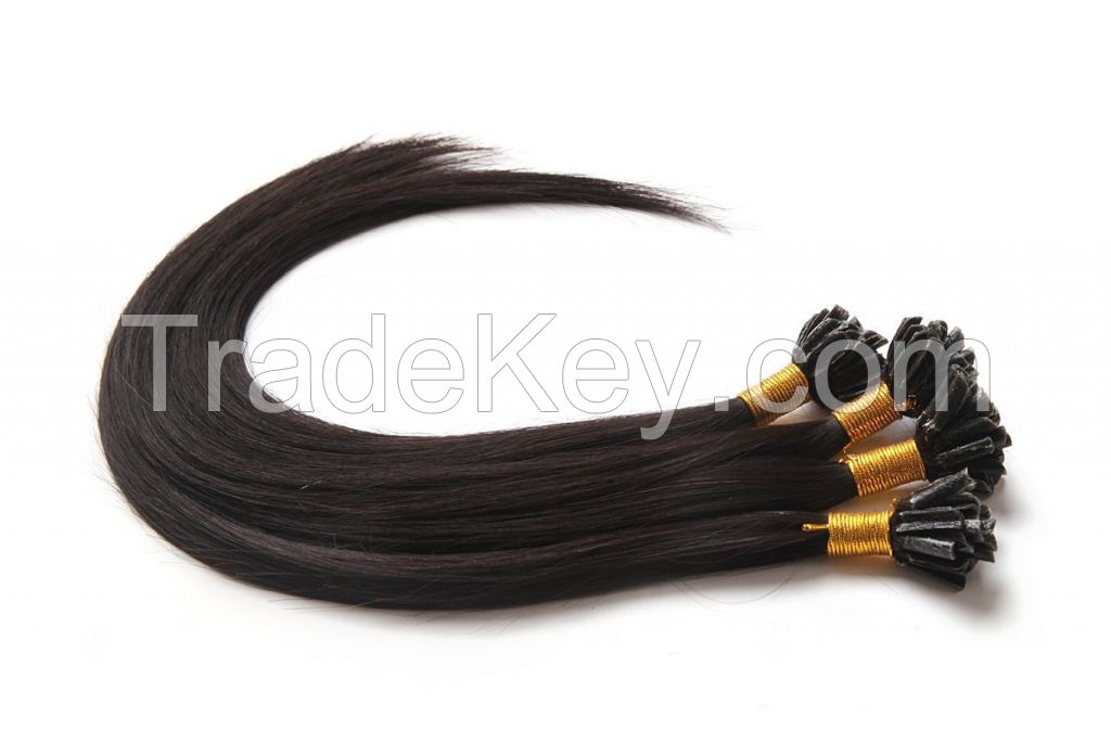 Machine Weft Straight Human Hair Extensions