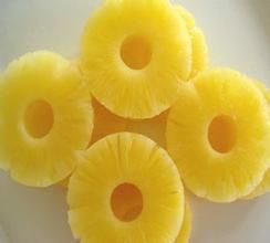 Offering high quality canned pineapple slices of 230g/24