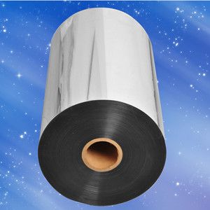 Metallized BOPP film 18microns with one side heatsealable