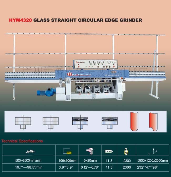 HYM4320 Glass Straight-Line Circular Edging Machine