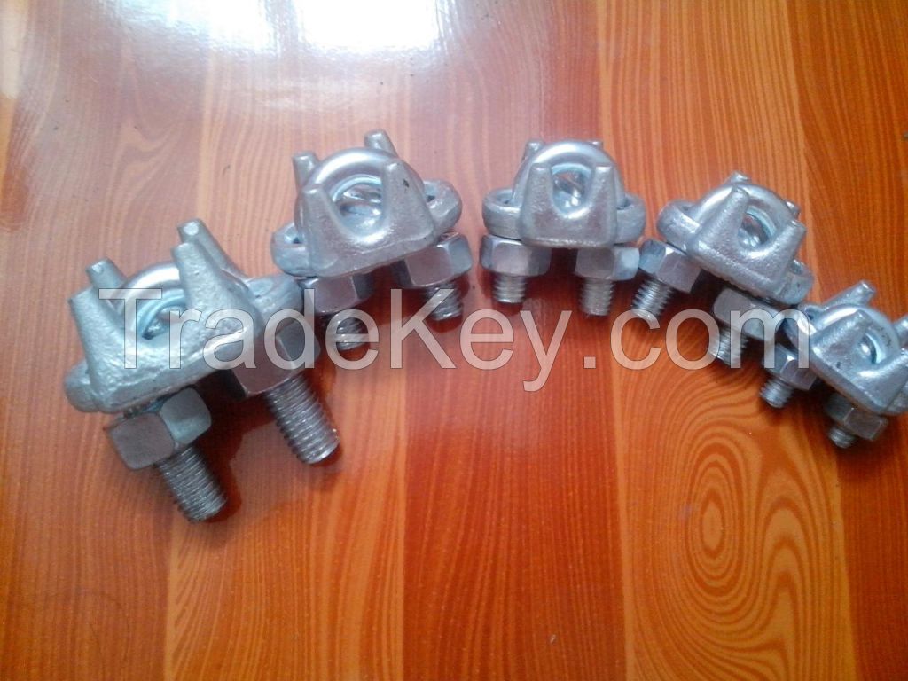 Wire rope clip forged