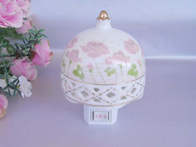 Sell ceramic incense nightlight ceramic lamp, house lamp