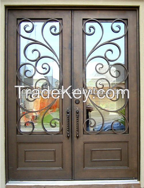 top selling wrought iron entrance door design
