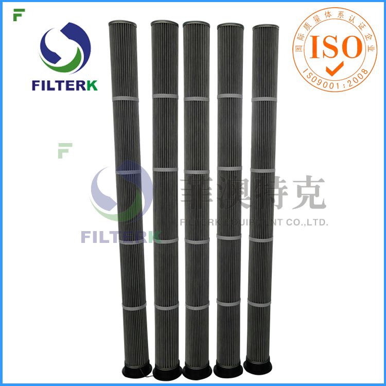 FILTERK AS-2 Antistatic Pleated Bag Filters for Cement Dust