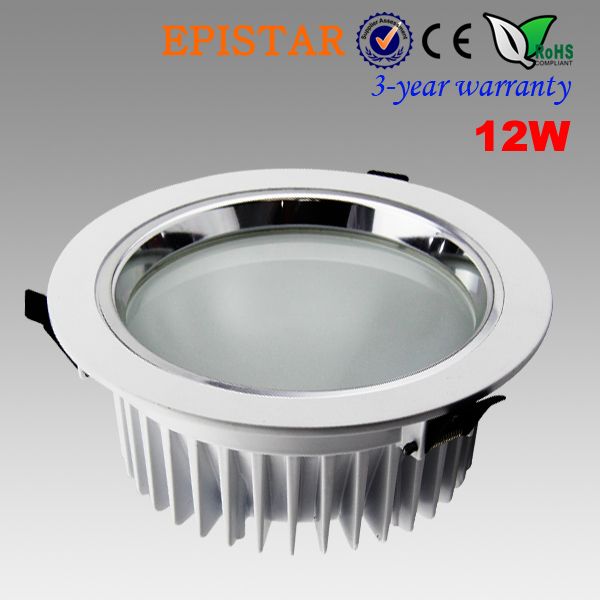 high power 12w led down light, 12w led down light