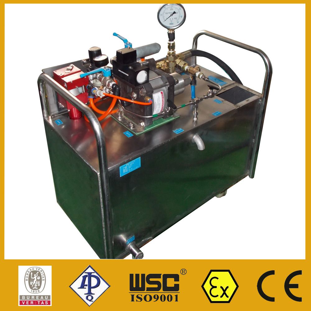 Air Compressor Driven Portable Oxygen Gas booster