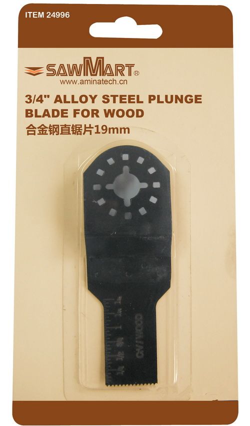 3/4 in. High Carbon Steel Oscillating Multi-Tool Plunge Blade For Wood