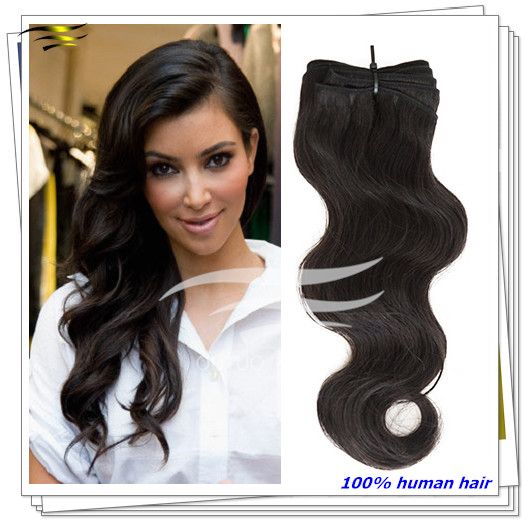 Unprocessed Virgin Malaysian Hair Weft Human Hair Weaving Natural Color 28'' Factory price