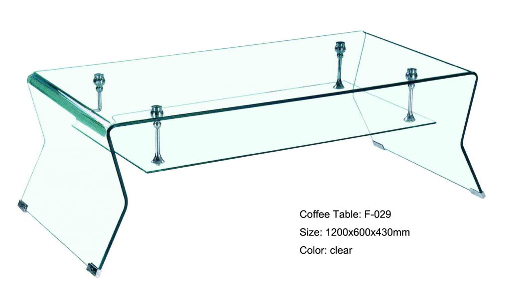 F-029 Clear Coffee Table