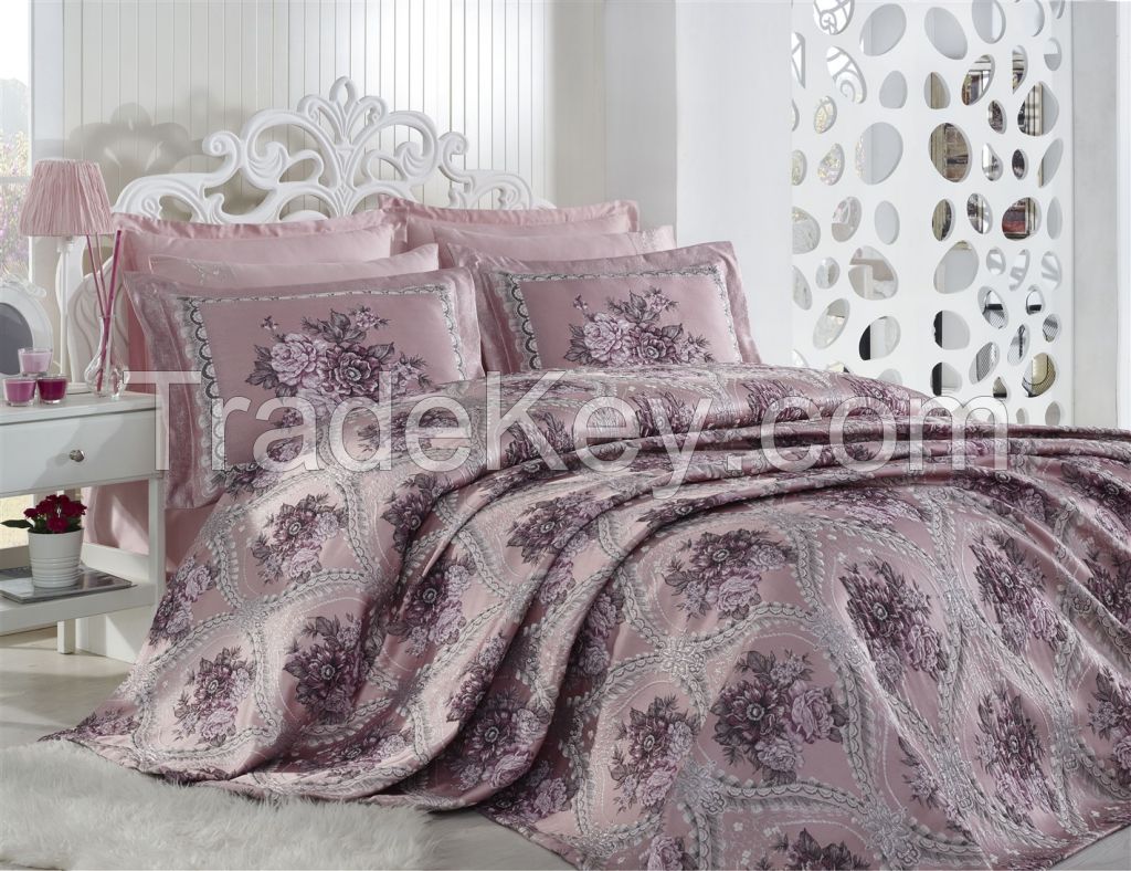 Jacquard King Size Bedspread - Oyku