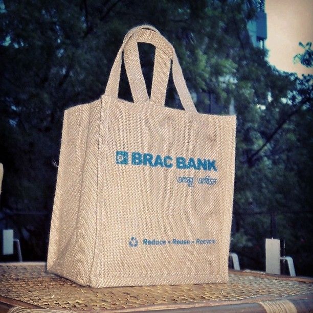 Eco Friendly Reusable Jute Bags for Bank