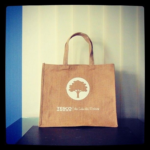 Eco Friendly Reusable Jute Shopping Bags for super markets