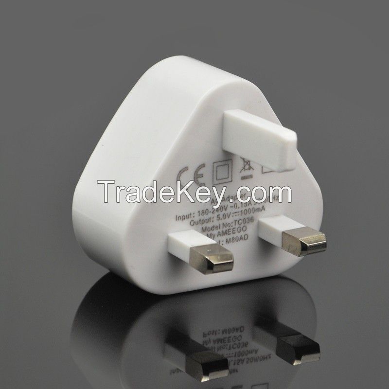 Wholesale UK Travel Charger - White - Aulola UK